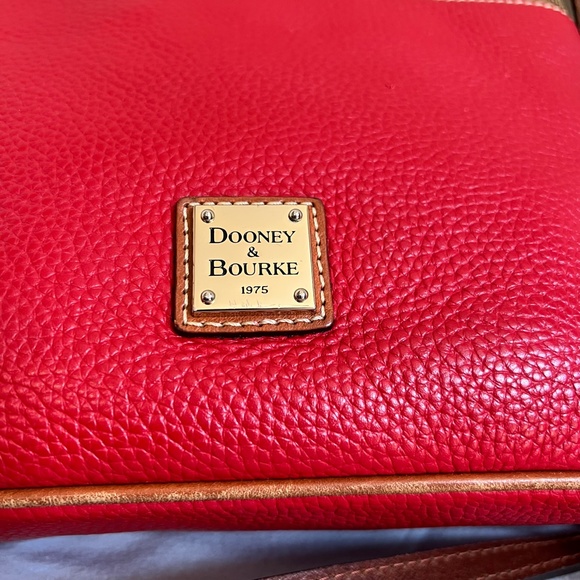 Dooney and Bourke Crossbody, red leather - Picture 13 of 13